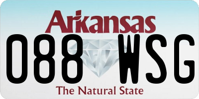 AR license plate 088WSG