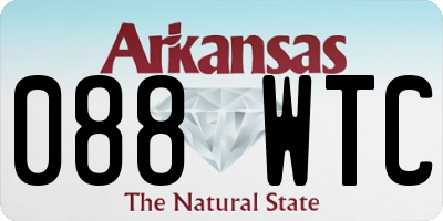 AR license plate 088WTC