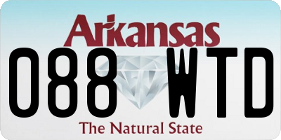 AR license plate 088WTD