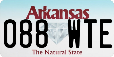 AR license plate 088WTE