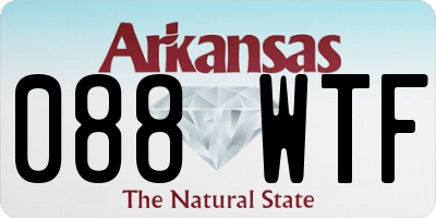AR license plate 088WTF