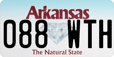 AR license plate 088WTH