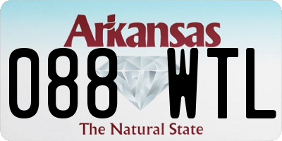 AR license plate 088WTL