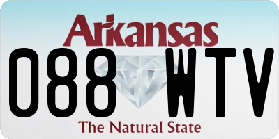 AR license plate 088WTV