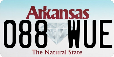 AR license plate 088WUE
