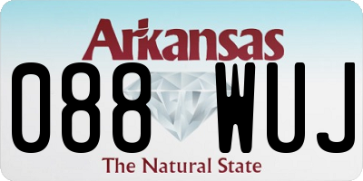 AR license plate 088WUJ