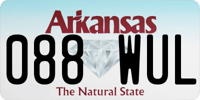 AR license plate 088WUL