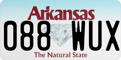 AR license plate 088WUX