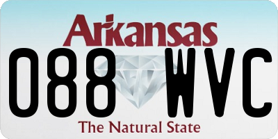 AR license plate 088WVC