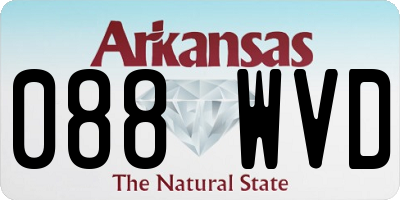 AR license plate 088WVD
