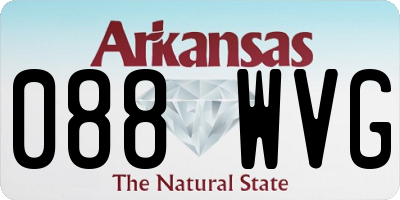 AR license plate 088WVG