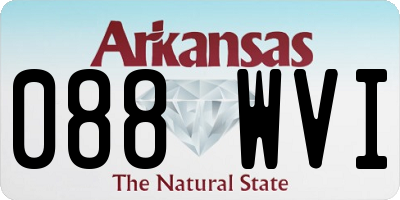 AR license plate 088WVI
