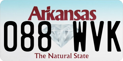 AR license plate 088WVK