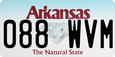 AR license plate 088WVM