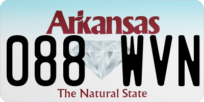 AR license plate 088WVN
