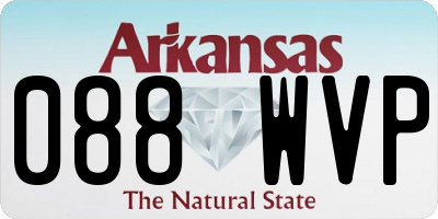 AR license plate 088WVP