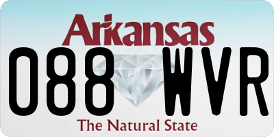 AR license plate 088WVR