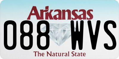 AR license plate 088WVS