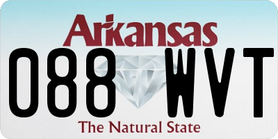 AR license plate 088WVT
