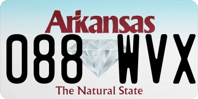 AR license plate 088WVX