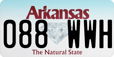 AR license plate 088WWH