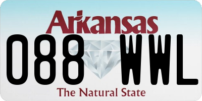 AR license plate 088WWL