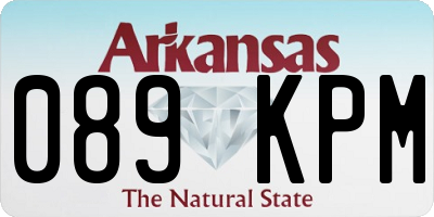 AR license plate 089KPM