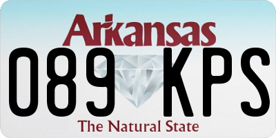 AR license plate 089KPS