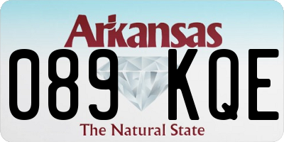 AR license plate 089KQE