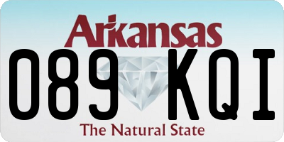AR license plate 089KQI