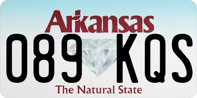 AR license plate 089KQS