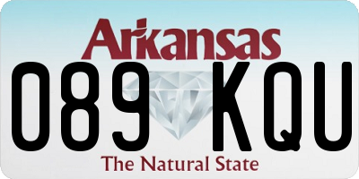 AR license plate 089KQU
