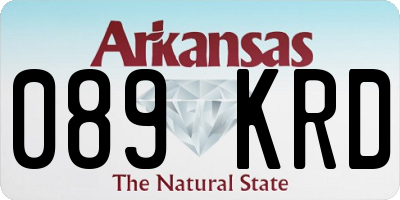 AR license plate 089KRD