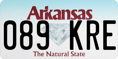 AR license plate 089KRE