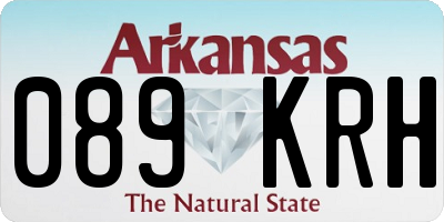 AR license plate 089KRH