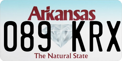 AR license plate 089KRX