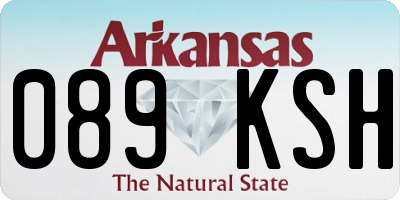 AR license plate 089KSH