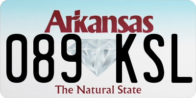 AR license plate 089KSL