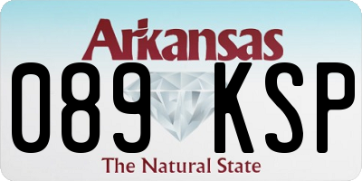 AR license plate 089KSP