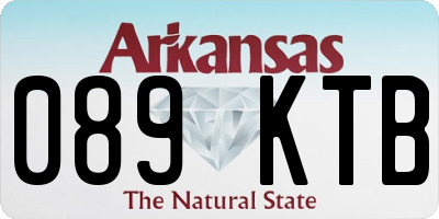 AR license plate 089KTB