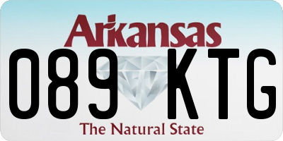 AR license plate 089KTG