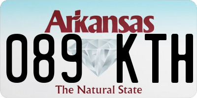 AR license plate 089KTH