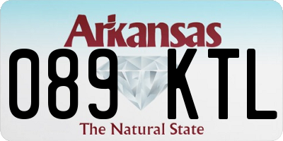 AR license plate 089KTL