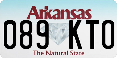 AR license plate 089KTO