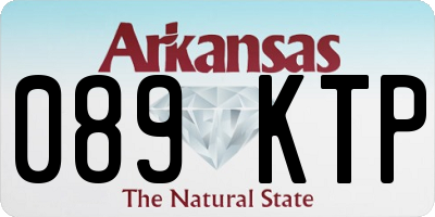 AR license plate 089KTP