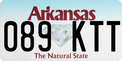 AR license plate 089KTT