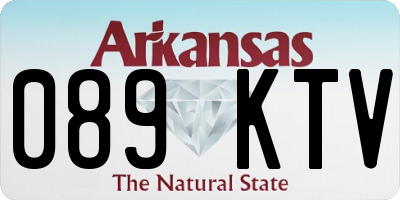 AR license plate 089KTV