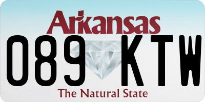 AR license plate 089KTW