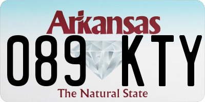 AR license plate 089KTY