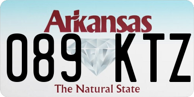 AR license plate 089KTZ